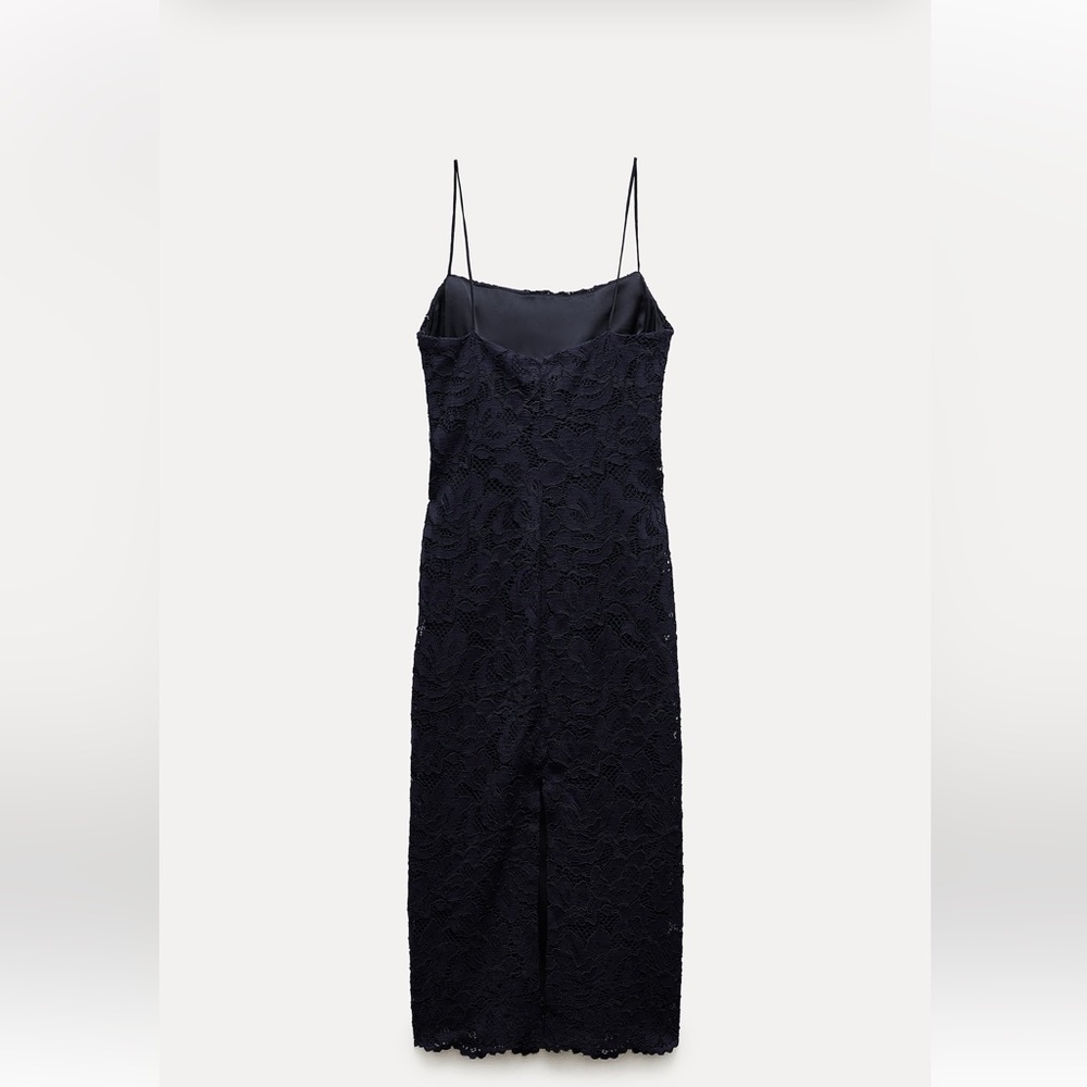 Zara Lace Beautiful Midi Dress - Picture 5 of 10